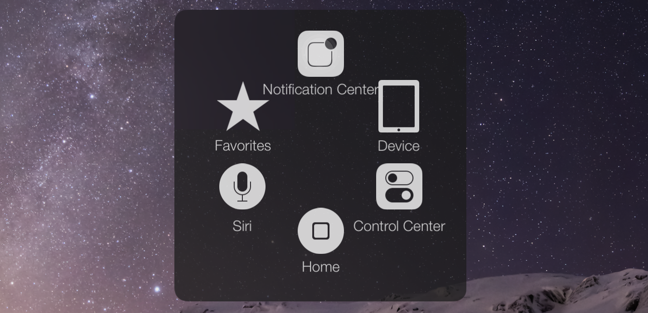 ① 	AssistiveTouch is just one of many ways that iOS’s accessibility features help us all.