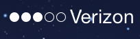 ② 	If a device has a cellular connection, you see the signal strength and carrier name at the left of the status bar.