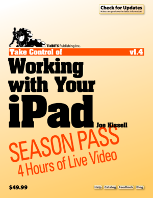 Take Control Live: Working with Your iPad