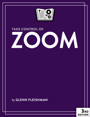 Take Control of Zoom cover